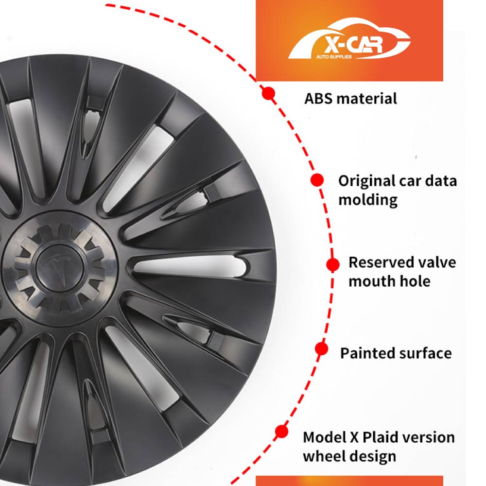 Tesla Model Y 2021-2025 19" Wheel Protector Cover Hub Caps