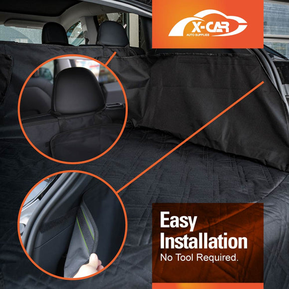 Tesla Model Y 2022-2025 Rear Trunk Cargo Liner Pet Dog Mat Rear Seat Back Cover