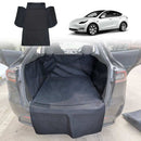 Tesla Model Y 2022-2025 Rear Trunk Cargo Liner Pet Dog Mat Rear Seat Back Cover-1