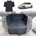 Tesla Model Y 2022-2024 Rear Trunk Cargo Liner Pet Dog Mat Rear Seat Back Cover