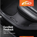 Tesla Model Y 2021-2025 Front and Rear Door Sill Protector Carbon Fiber Style-9