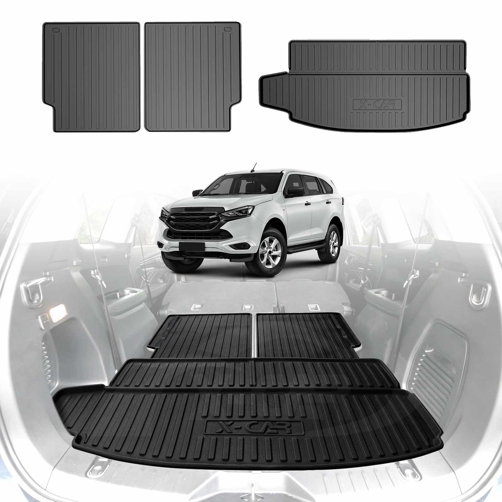 Boot Liner for Isuzu MU-X MUX 2022-2025 All-Weather Trunk Cargo Mat Lu ...