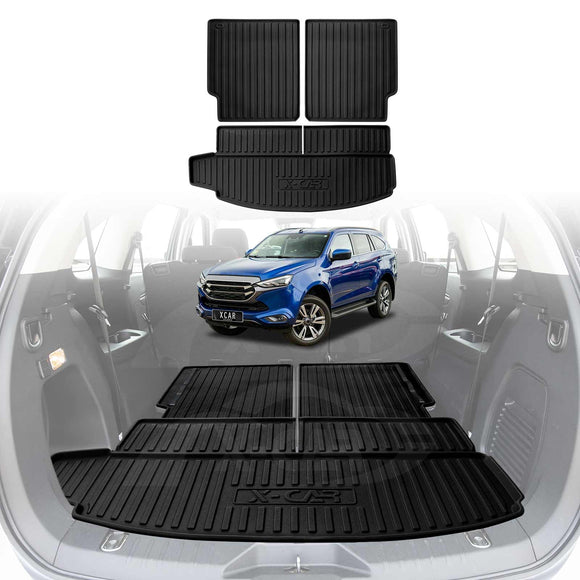 Boot Liner/ Back Seat Protector for Isuzu MU-X MUX 2022-Onwards All-Weather Trunk Cargo Mat
