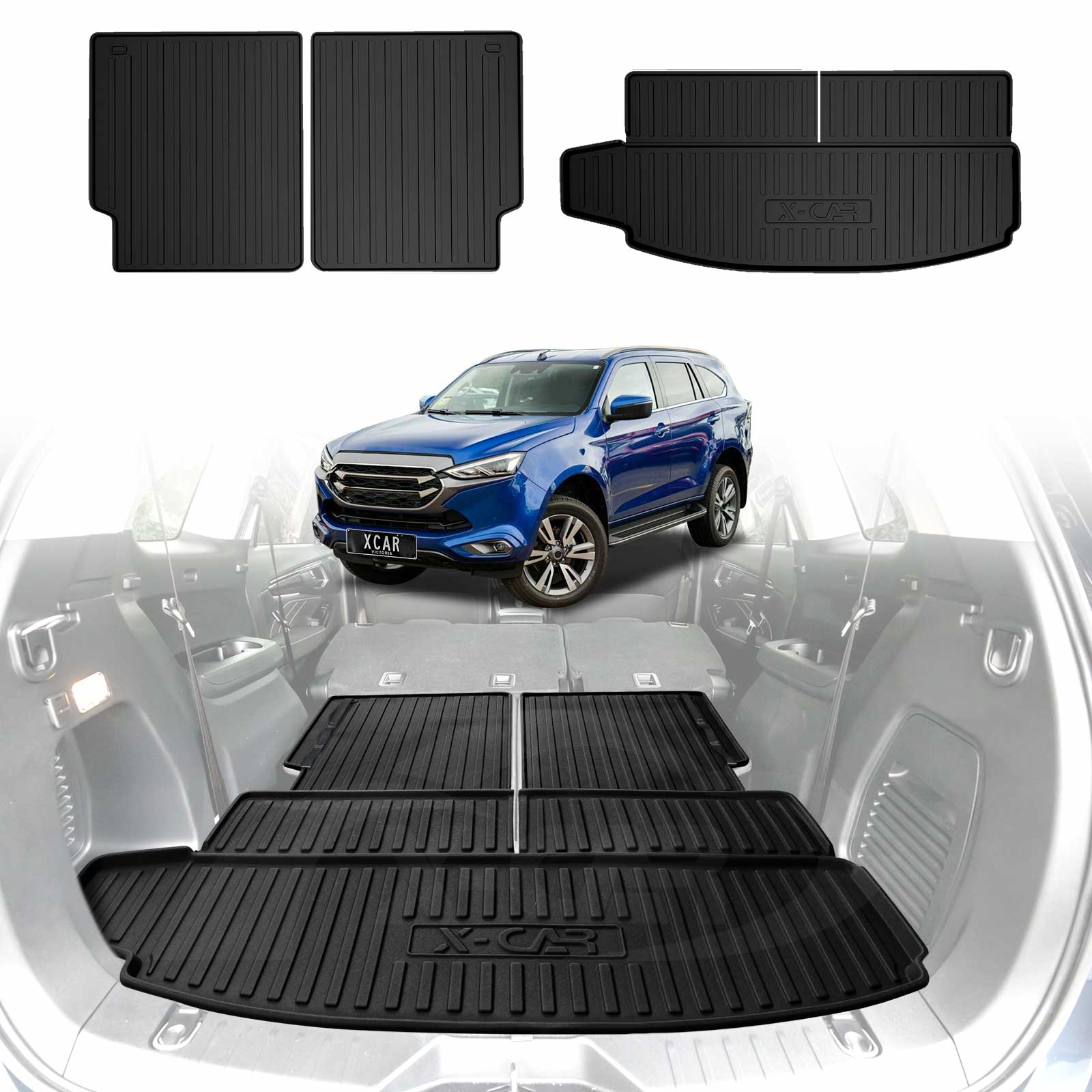 Boot Liner for Isuzu MU-X MUX 2022-2025 All-Weather Trunk Cargo Mat Lu ...