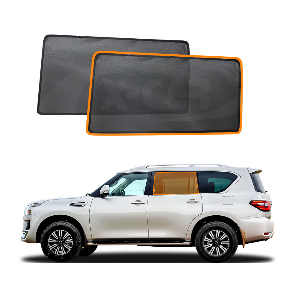 Window Sun Shade for Nissan Patrol 2012-2024 Y62 Series Rear Windscreen Magnetic Blind Mesh