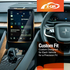 Polestar 2 2021-2025 Tempered Glass Dash Screen Center Console Screen Protector - 0