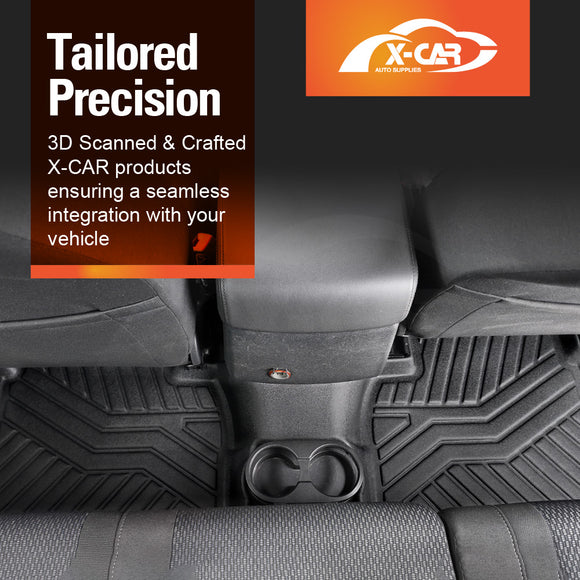 3D Floor Mats for Volkswagen Amarok Dual Cab 2009-2022 All-Weather Car Liners