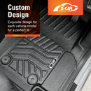 3D Floor Mats for Volkswagen Amarok Dual Cab 2009-2022 All-Weather Car Liners-4