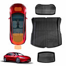 Tesla Model 3 Highland 3D All-Weather Interior Liners for Boot Frunk Cargo Mats 2023-2025-17