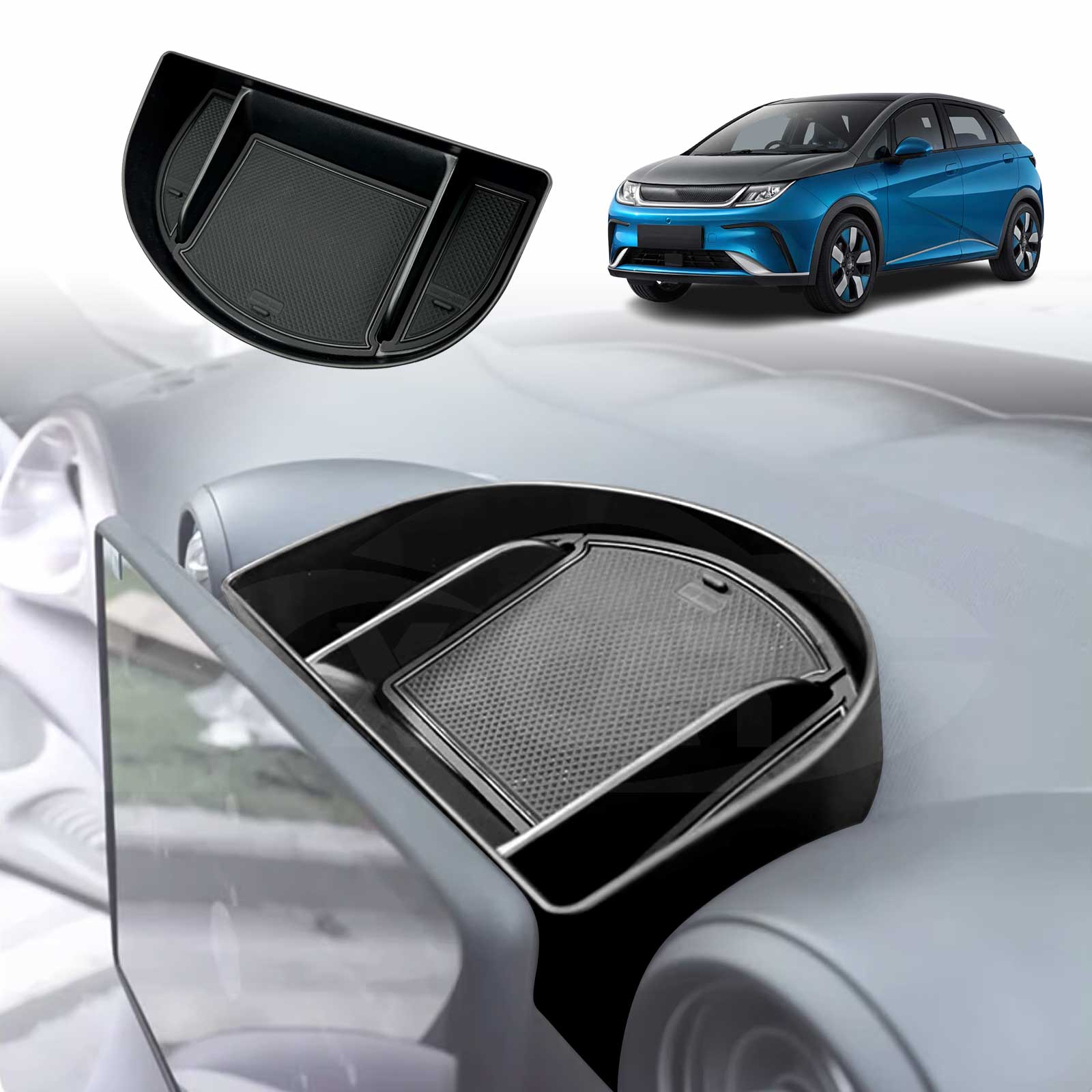 Dash Center Console Organizer for  BYD Dolphin 2023-2024 Dashboard Storage Box Tray