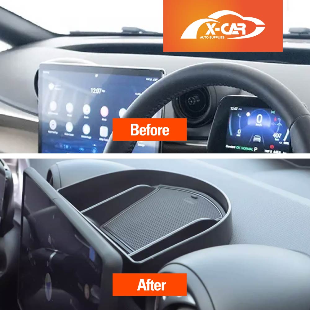 Dash Center Console Organizer for  BYD Dolphin 2023-2025 Dashboard Storage Box Tray - 0