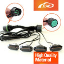 Front Bumper Grille with Led Light for GWM Tank 300 2023-2025 Mesh Frame Exterior-11