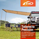 Car Side Awning UV Waterproof Camping Shade for GWM Tank 500 2024-2025 4WD Durable Sunshade-6