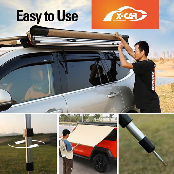 Car Side Awning UV Waterproof Camping Shade for GWM Tank 500 2024-2025 4WD Durable Sunshade