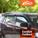 WeatherShields for Isuzu MU-X MUX 2022-Onwards Car Weather Shields Wind Deflectors Sun Visors-7
