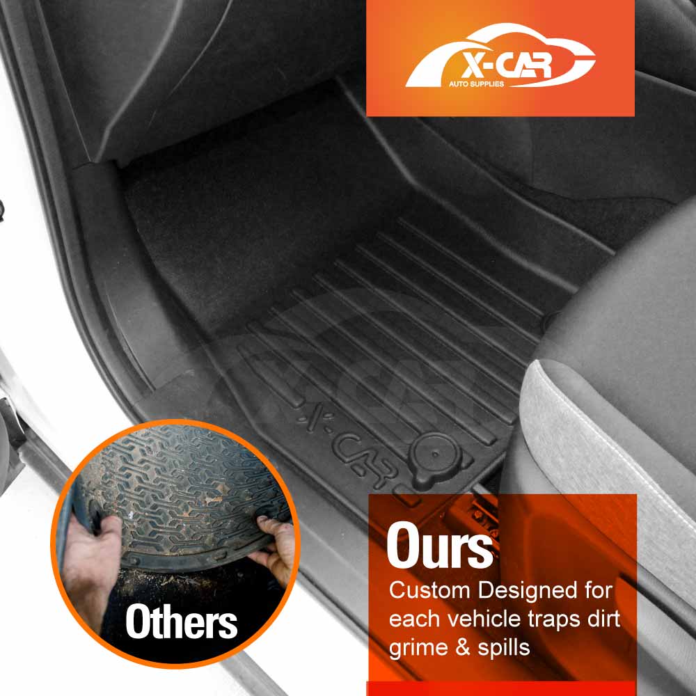 3D Floor Mats for Mazda CX-3 CX3 2015-Onwards All-Weather Car Liners