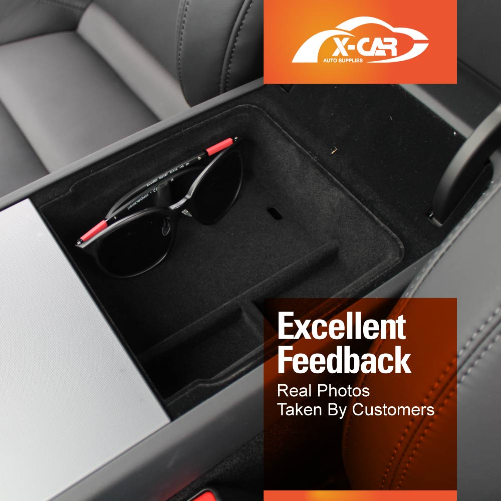Centre Console Organizer Tray for Tesla Model 3 Highland 2023-2025 Armrest Storage Box Cup Holder