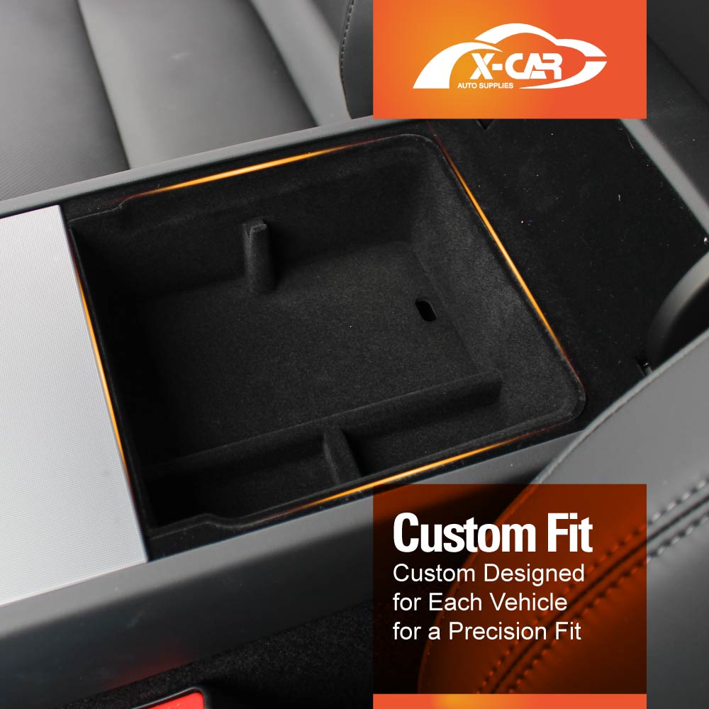Centre Console Organizer Tray for Tesla Model 3 Highland 2023-2025 Armrest Storage Box Cup Holder