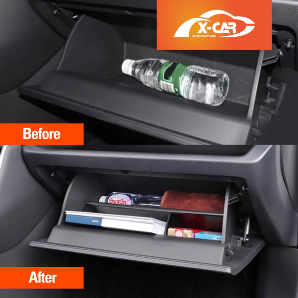 Glove Box Organizer Insert Tray for Toyota RAV4 2019-2024 RAV 4 Car Storage Box