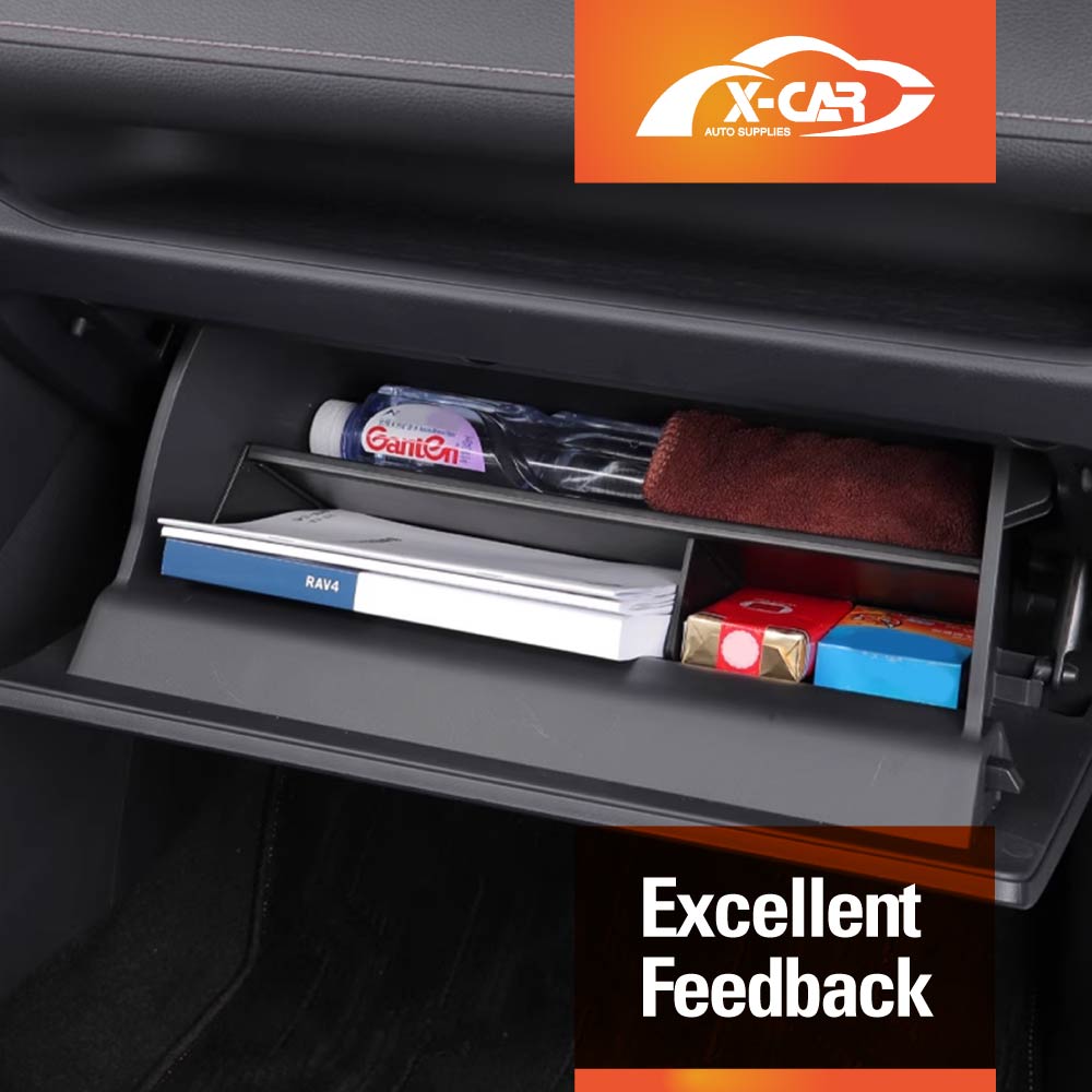 Glove Box Organizer Insert Tray for Toyota RAV4 2019-Onwards RAV 4 Car Storage Box
