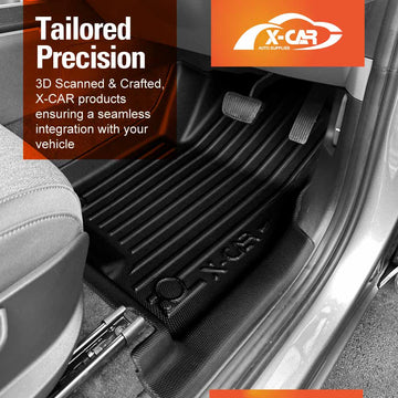 3D Floor Mats for Kia Tasman 2025-Onwards All-Weather Car Liners - 0