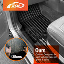 3D Floor Mats for Kia Tasman 2025-Onwards All-Weather Car Liners-3