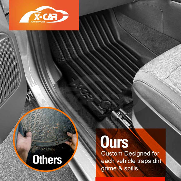 3D Floor Mats for Kia Tasman 2025-Onwards All-Weather Car Liners
