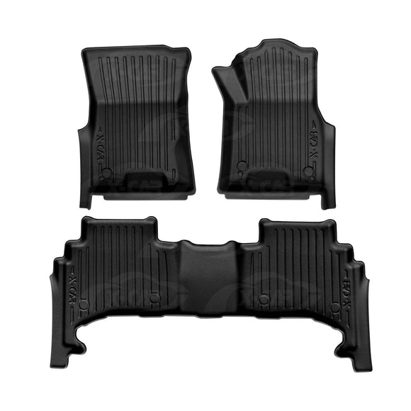 3D Floor Mats for Kia Tasman 2025-Onwards All-Weather Car Liners