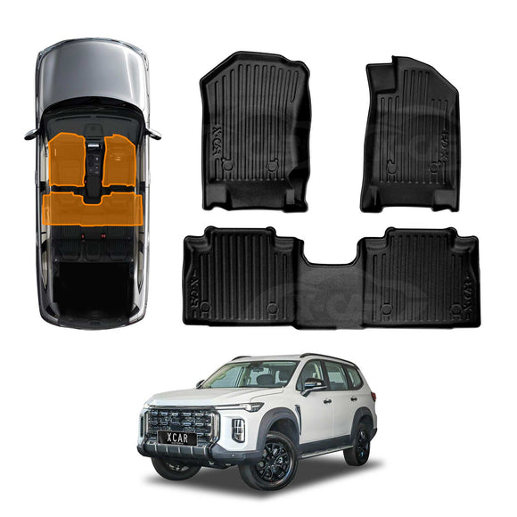 3D Floor Mats for LDV D90 2025-Onwards All-Weather Car Liners