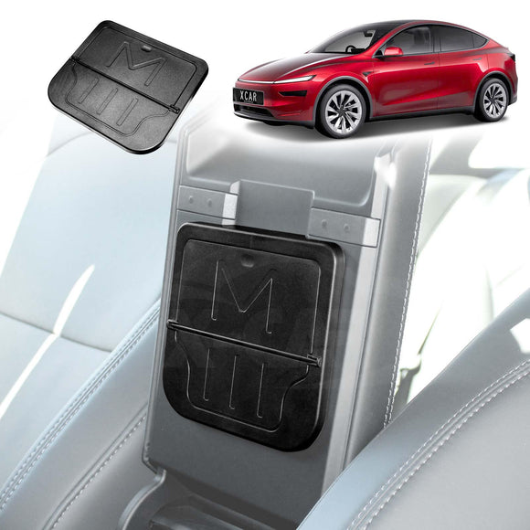 Centre Console Organizer Tray for Tesla Model Y Juniper 2025-Onwards Armrest Storage Box Cup Holder Interior Accessories