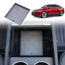 Organizer Pad Set for Tesla Model Y Juniper 2025-Onwards Center Console Armrest Storage Cup Holder Coaster Soft Silicone Non-Slip Mat-27