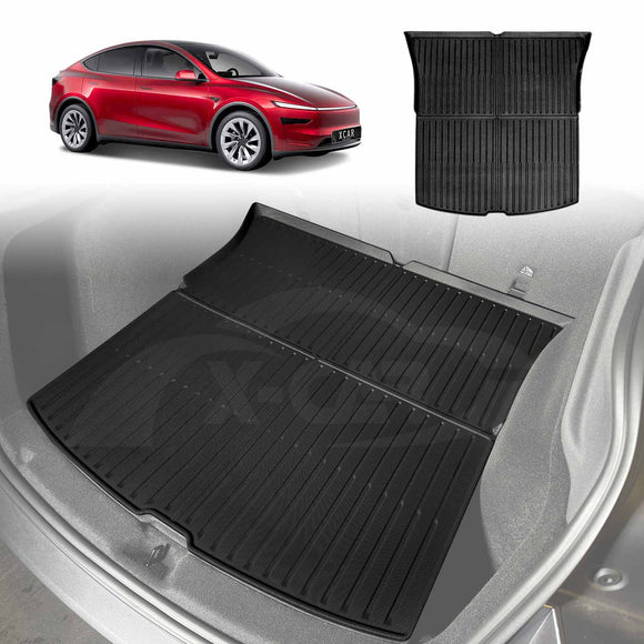 NEW Tesla Model Y Juniper Interior Liners Set 3D All-Weather Cargo Mats 2025-Onwards