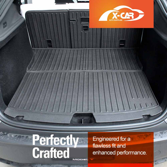 NEW Tesla Model Y Juniper Interior Liners Set 3D All-Weather Cargo Mats 2025-Onwards