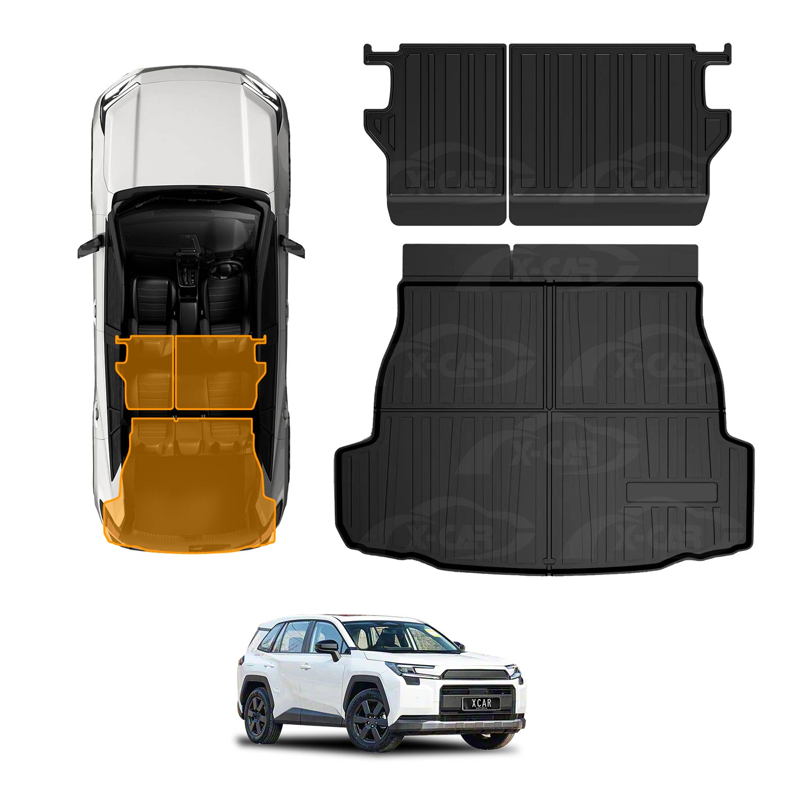 Boot Liner/ Back Seat Protector for Toyota Rav4 Rav 4 6th Gen 2026+ | X-CAR