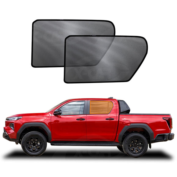 Window Sun Shades for Toyota Hilux Double Cab 2025-Onwards Rear Windscreen Shade