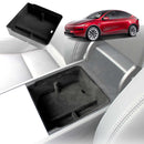 Centre Console Organizer Tray for Tesla Model Y L 6-Seat 2026-Onwards Armrest Storage Box Cup Holder Interior Accessories-29