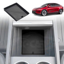 Organizer Pad for Tesla Model Y L 6-Seat 2026-Onwards Centre Console Armrest Storage Cup Holder Coaster Soft Silicone Non-Slip Mat-26
