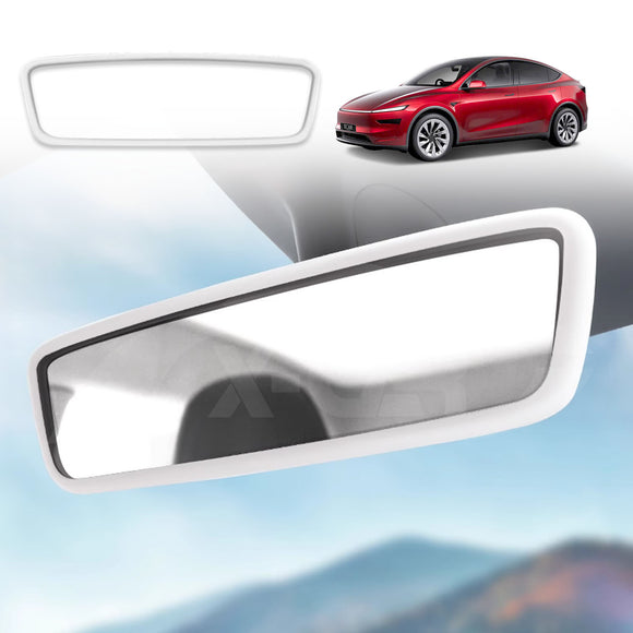 Tesla Model Y L 6-Seat 2026-Onwards Screen Protector Rearview Mirror Frame Protection Silicone Cover