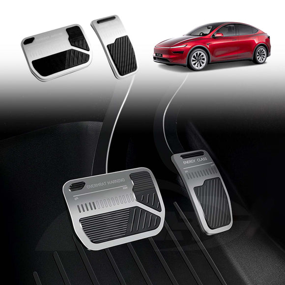 Performance Foot Pedals Pads Cover For Tesla Model Y L 6-Seat 2026-Onwards