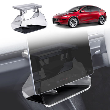 Screen Organizer Tray for Tesla Model Y L 6-Seat 2026-Onwards Center Console Storage Box Dashboard Holder Interior Accessories