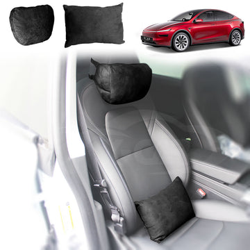 Tesla Model Y L 6-Seat Headrest/Waist Pillow Seat Neck/Back Support Cushion Accessories