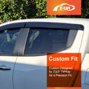 Weathershields for Mitsubishi Triton MQ MR Double Cab 2015-2024 Car Weather Shields Wind Deflectors Sun Visors-9