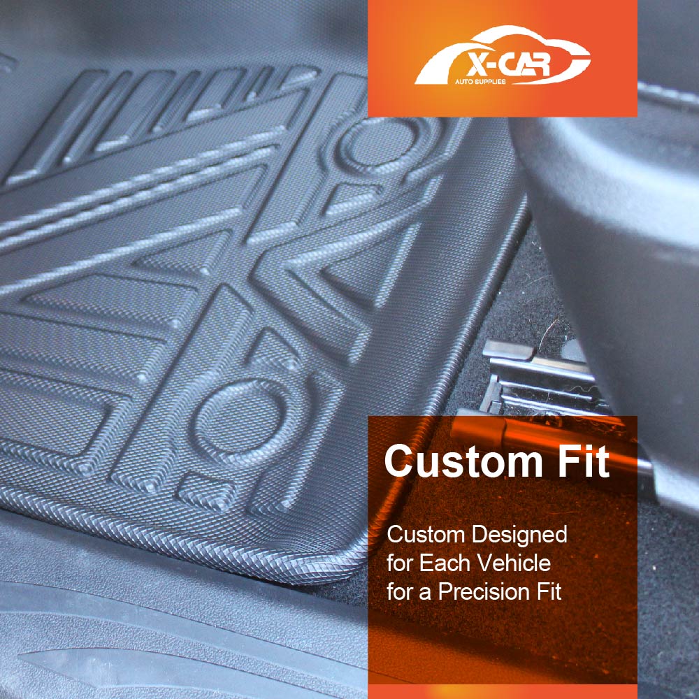 3D Front Floor Mats for GWM Cannon Single Cab 2025-Onwards Heavy Duty All Weather Car Mats Carpet Liner Set
