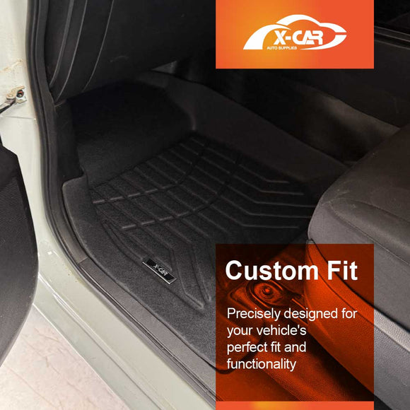 3D Floor Mats for ISUZU D-MAX DMAX Dual Cab 2020-Onwards All-Weather Car Liners