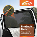 Rear Window Sun Shades for Toyota RAV4 6th Gen 2026-Onwards Zipper Dual Layer Blind-6