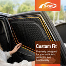 Rear Window Sun Shades for Toyota RAV4 6th Gen 2026-Onwards Zipper Dual Layer Blind-9