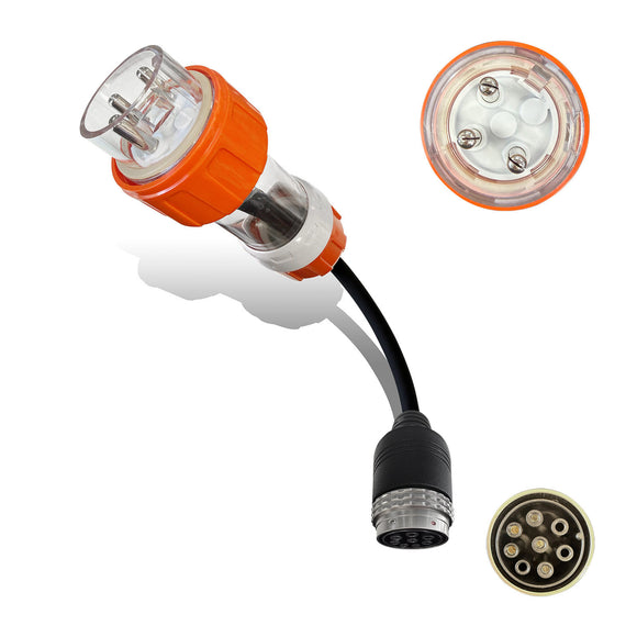 Portable Type 2 EV Charger Swappable Tail Adapters 10A/15A/20A/32A Modular Charging Kit Accessories