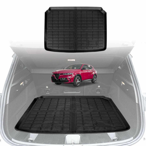 Boot Liner/Back Seat Protector for Alfa Romeo Tonale 2022-Onwards Cargo Trunk Mats