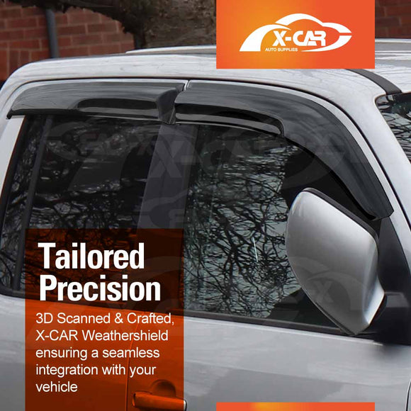 WeatherShields for Volkswagen Amarok 2009-2022 Car Weather Shields Wind Deflectors Sun Visors