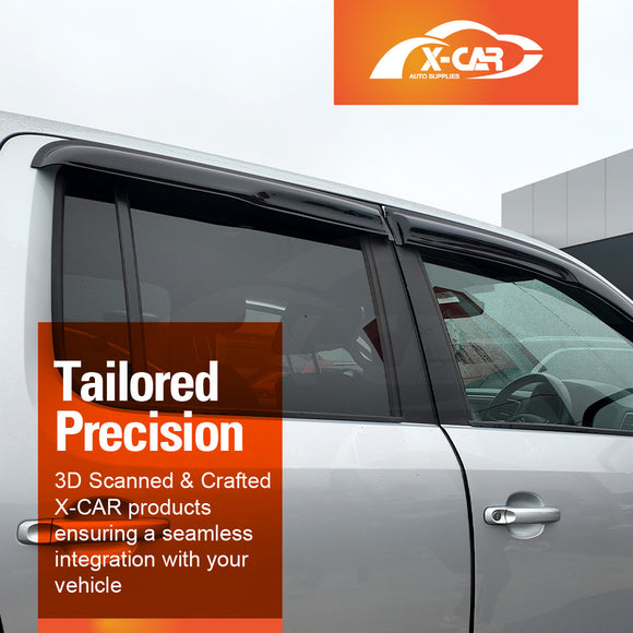 WeatherShields for Volkswagen Amarok 2009-2022 Car Weather Shields Wind Deflectors Sun Visors